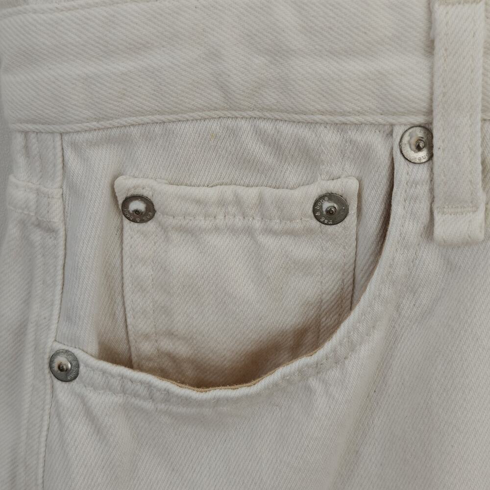 Rag & Bone Denim All In One Shirt Dress Size XS Off White Cotton Button Up READ - Picture 6 of 11